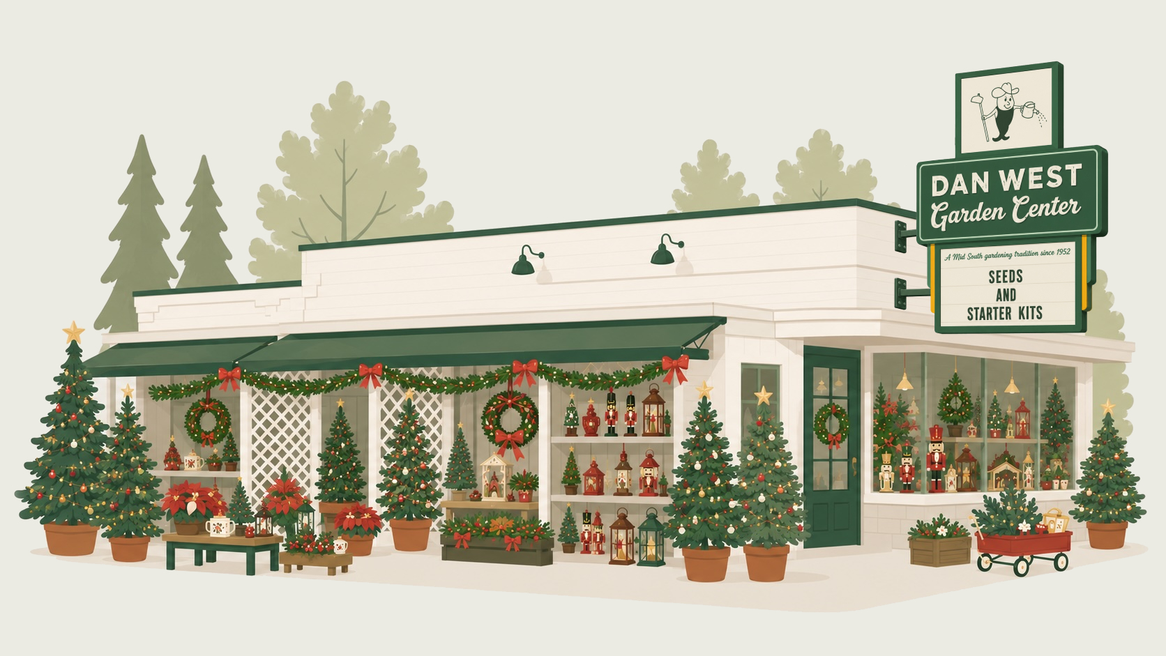Old Tyme Christmas Shoppe storefront